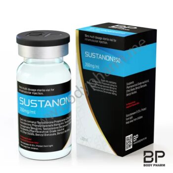 Sustanon 350 is a combination of four different esterified testosterone compounds designed to provide a sustained release of testosterone into the bloodstream.