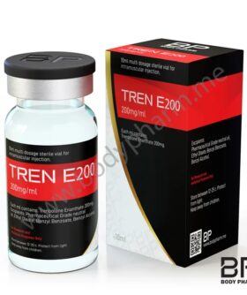 Tren E200 is a 10ml Multi-dose vial for Intramuscular injection containing: 200mg/ml of Trenbolone Enanthate