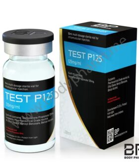 Test P125 is a 10ml Multi-dose vial for Intramuscular injection containing: 125mg/ml of Testosterone Propionate.