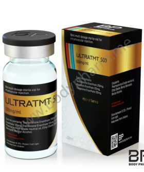 UltraTMT 500 is a 10ml Multi-dose vial Intramuscular injection containing: Testosterone Enanthate 250mg, Masteron Enanthate 125mg, Trenbolone Enanthate 125mg.