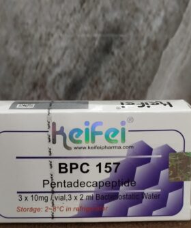 BPC-157 Keifei 30mg vial dan box - Solusi penyembuhan jaringan cepat