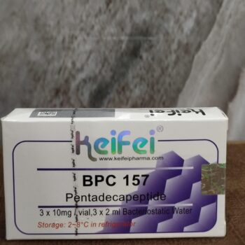 BPC-157 Keifei 30mg vial dan box - Solusi penyembuhan jaringan cepat